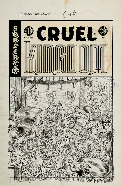 EC CRUEL KINGDOM 2 #2 CVR D INC 1:20 TOM FOWLER B&W ARTIST EDITION VAR 1:20 Oni Press John Arcudi Ramón F. Bachs Tom Fowler