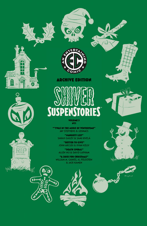 EC Shiver SuspenStories 3 #1 Cover E Rian Hughes Archive Edition 1:50 Var 1:50 Oni Press John Arcudi Ryan Kelly Rian Hughes