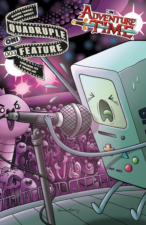 ADVENTURE TIME QUADRUPLE FEATURE #3 CVR A BRENDA HICKEY Oni Press Mariko Tamaki Brenda Hickey Brenda Hickey