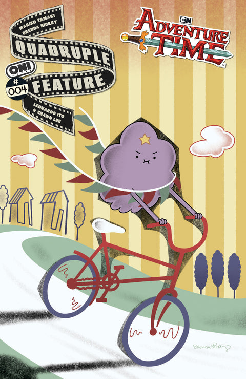 ADVENTURE TIME QUADRUPLE FEATURE #4 CVR A BRENDA HICKEY Oni Press Mariko Tamaki Brenda Hickey Brenda Hickey