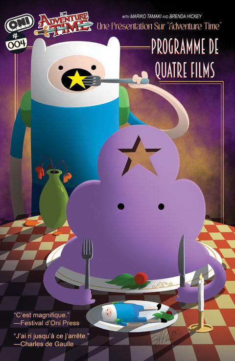 ADVENTURE TIME QUADRUPLE FEATURE #4 CVR C INC 1:10 ANDY PRICE VAR 1:10 Oni Press Mariko Tamaki Brenda Hickey Andy Price