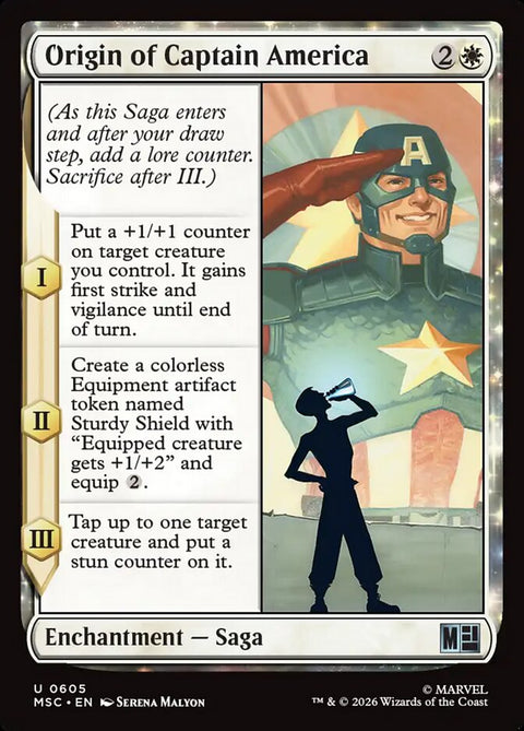 Origin of Captain America (Foil)