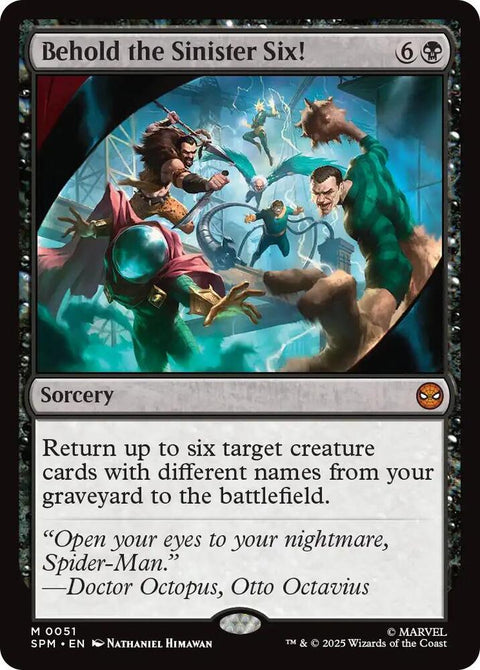 Behold the Sinister Six! (Foil)