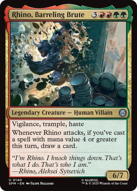 Rhino, Barreling Brute (Foil)