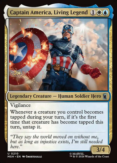 Captain America, Living Legend (Foil)