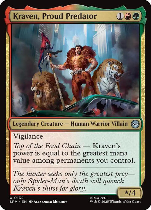 Kraven, Proud Predator (Foil) - Knowhere