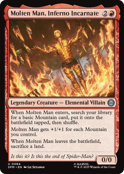 Molten Man, Inferno Incarnate (Foil)