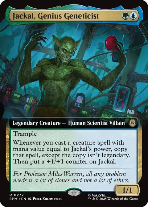 Jackal, Genius Geneticist (Extended Art) (Foil)