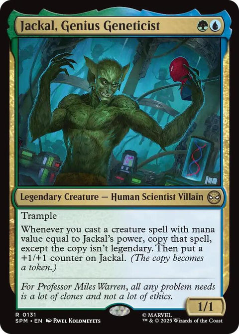 Jackal, Genius Geneticist - Knowhere