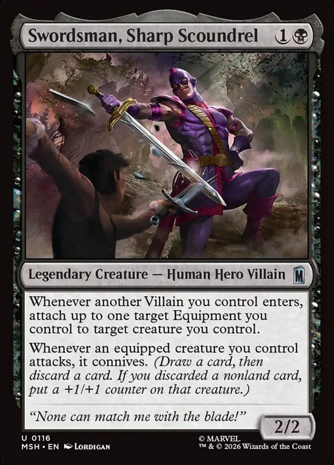 Swordsman, Sharp Scoundrel (Foil)