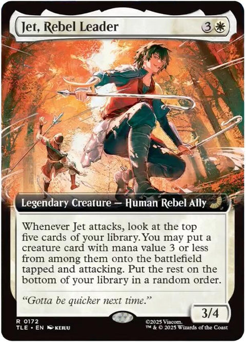 Jet, Rebel Leader (Extended Art) (Foil) - Knowhere