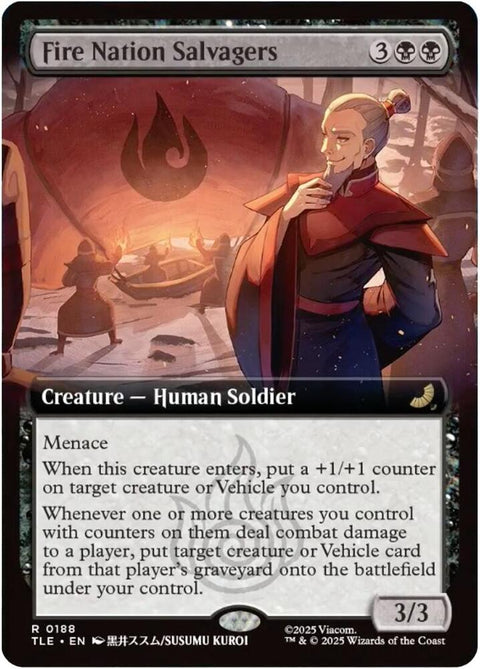 Fire Nation Salvagers (Extended Art) (Foil) - Knowhere