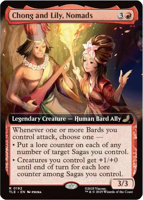 Chong and Lily, Nomads (Extended Art) (Foil) - Knowhere