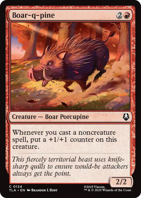 Boar-q-pine (Foil) - Knowhere