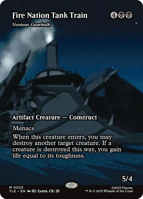 Fire Nation Tank Train - Noxious Gearhulk (Borderless) - Knowhere