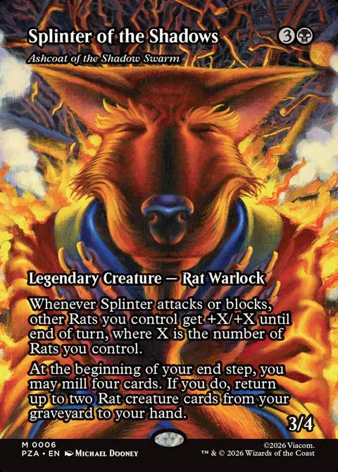 Ashcoat of the Shadow Swarm (Borderless)