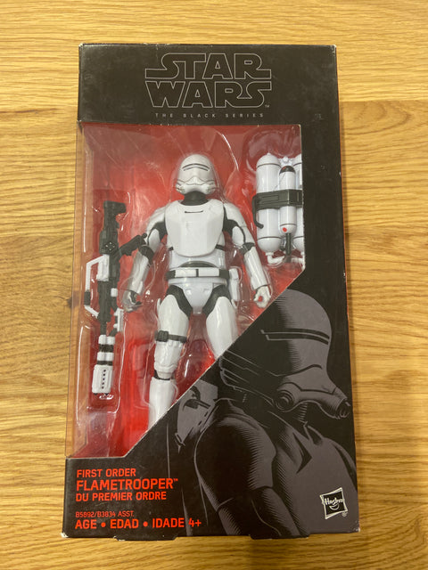 Star Wars: The Black Series - #16 First Order Flametrooper (2016) Disney / Hasbro 6 in