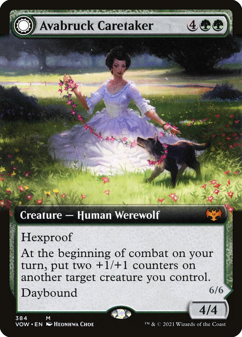 Avabruck Caretaker // Hollowhenge Huntmaster (Foil)