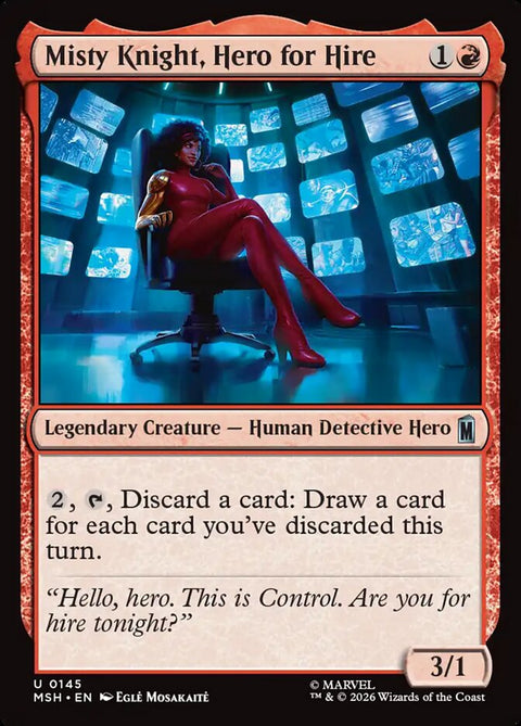 Misty Knight, Hero for Hire (Foil)