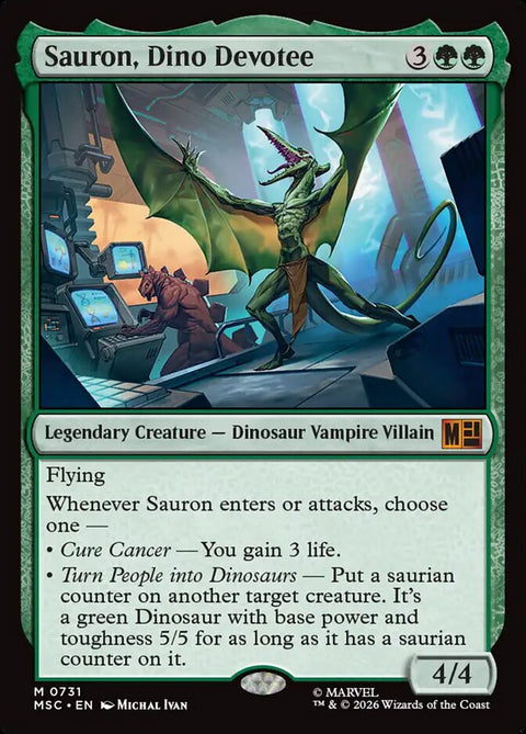 Sauron, Dino Devotee (Foil)