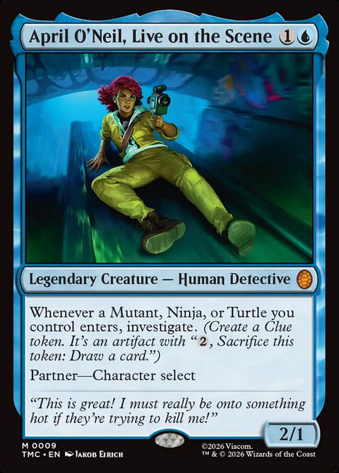 April O'Neil, Live on the Scene (Commander)