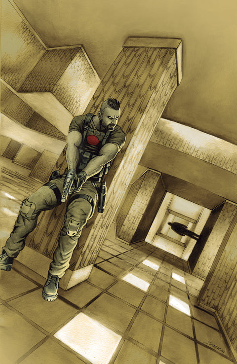 Valiant Beyond: Bloodshot #8--Toy Soldiers #2 Finale Variant C (Sanz Full Art) IDW Publishing Mauro Mantella Iván Luna Pineda Salvador Sanz