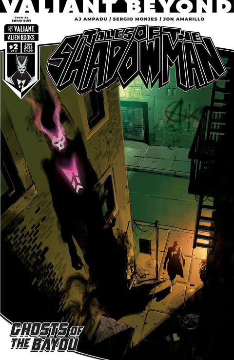 Valiant Beyond: Tales of the Shadowman #5--Ghosts of the Bayou #2 Variant B (Bufi) IDW Publishing AJ Ampadu Sergio Monjes Ennio Bufi