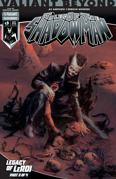 Valiant Beyond: Tales of the Shadowman #9--Legacy of LeRoi #3 Cover A (Azamor) IDW Publishing AJ Ampadu Sergio Monjes Julio Azamor