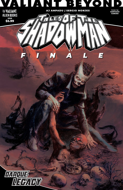 Valiant Beyond: Tales of the Shadowman Finale--Darque Legacy Cover A (Caruso) IDW Publishing AJ Ampadu Sergio Monjes Santiago Caruso