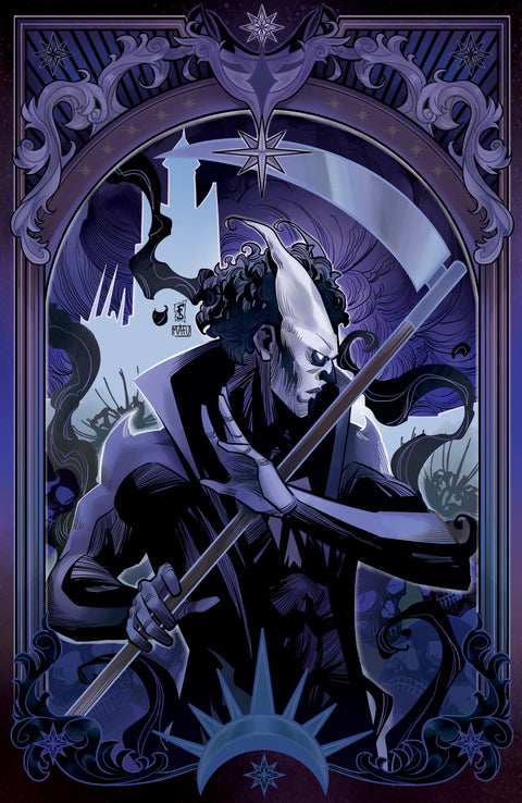Valiant Beyond: Tales of the Shadowman Finale--Darque Legacy Variant B (Sabbatini Full Art Tarot Variant) IDW Publishing AJ Ampadu Sergio Monjes Federico Sabbatini