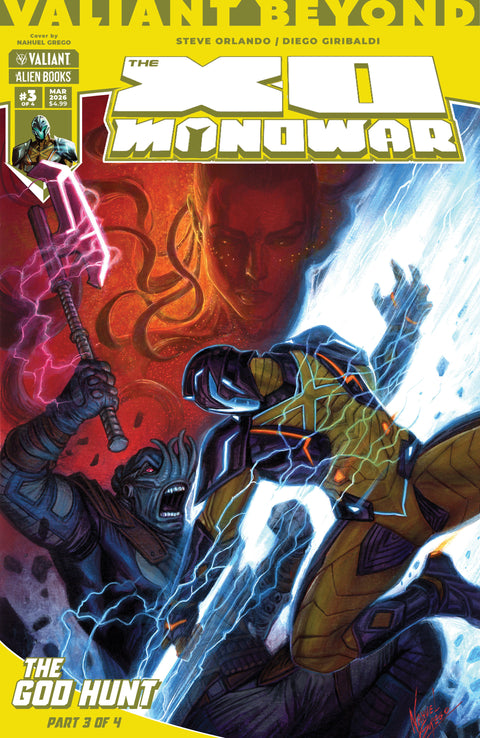 Valiant Beyond: The X-O Manowar - The God Hunt 3 Comic Nahuel Grego Valiant Comics 2026