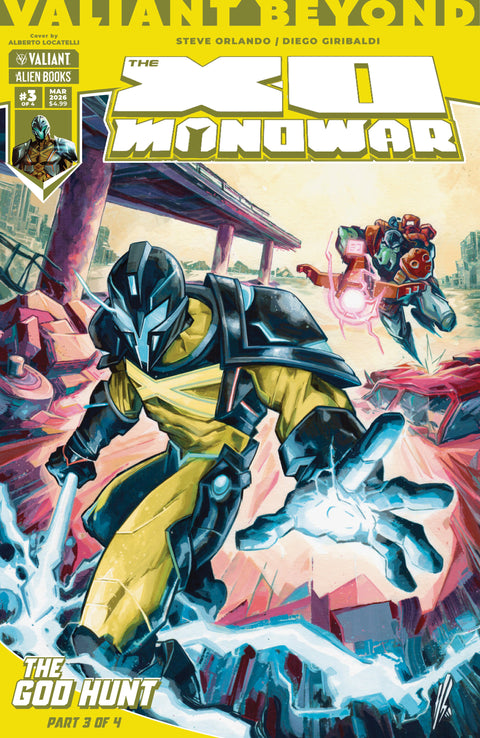 Valiant Beyond: The X-O Manowar - The God Hunt 3 Comic Alberto Locatelli Variant Valiant Comics 2026