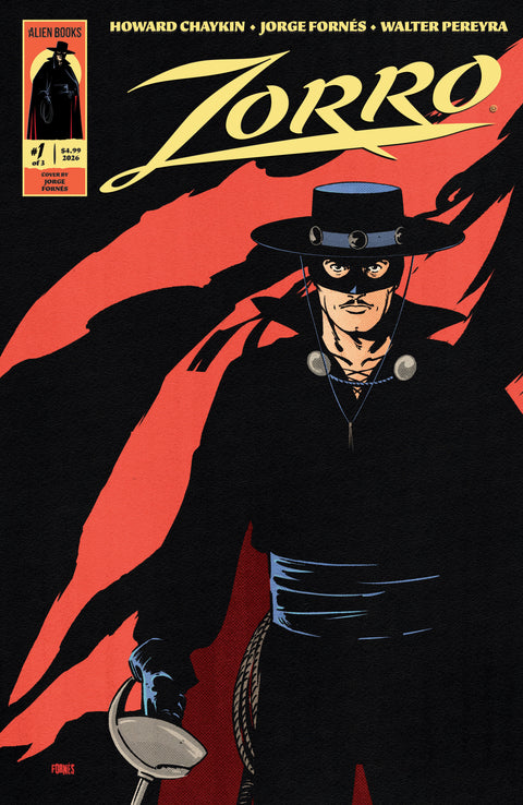 Zorro (Alien Books) 1 Comic Jorge Fornés Alien Books 2026