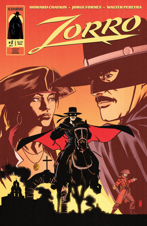 Zorro (Alien Books) 3 Comic Jorge Fornes Alien Books 2026