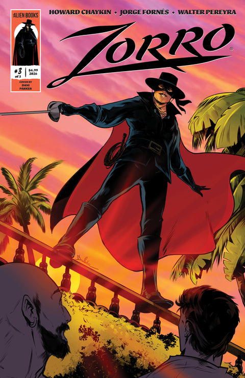 Zorro (Alien Books) 3 Comic Dani Parker Variant Alien Books 2026