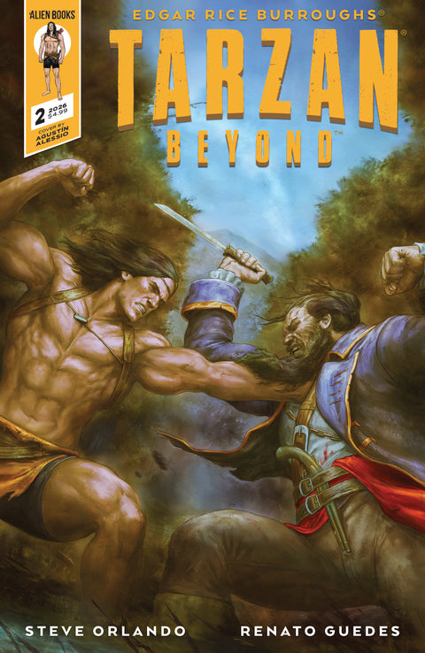 Tarzan Beyond #2 Cover A (Alessio) IDW Publishing Steve Orlando Renato Guedes Agustin Alessio