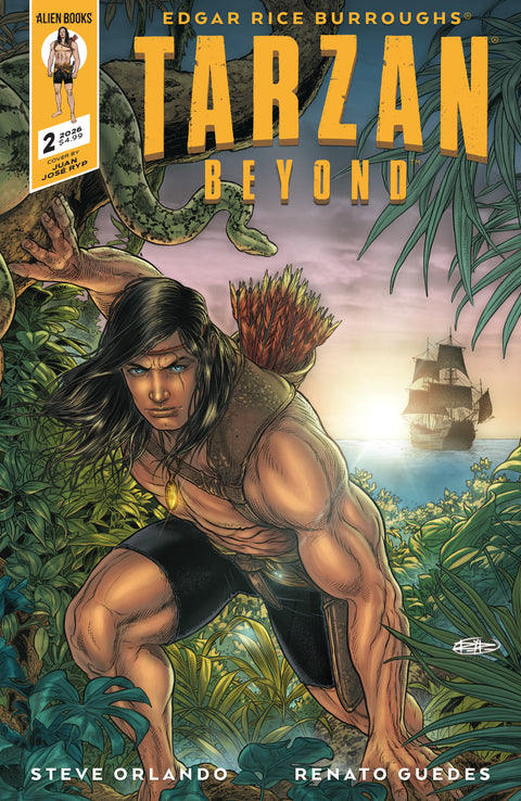 Tarzan Beyond #2 Variant B (Ryp) IDW Publishing Steve Orlando Renato Guedes Juan José Ryp