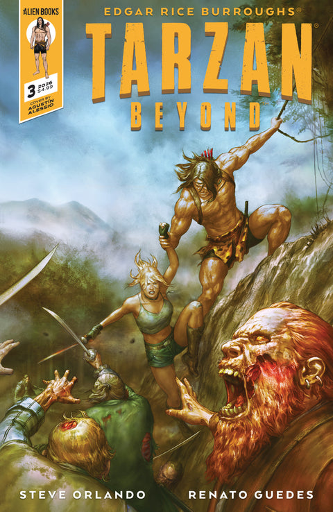 Tarzan Beyond 3 Comic Alessio Alien Books 2026