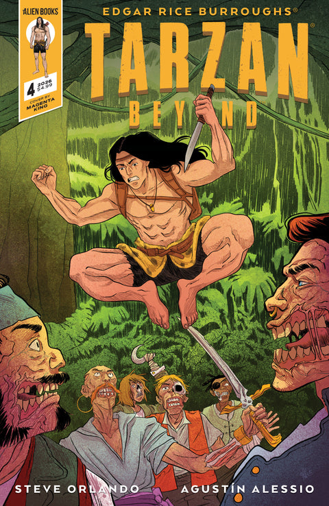 Tarzan Beyond #4 Variant B (King) IDW Publishing Steve Orlando Agustin Alessio Magenta King