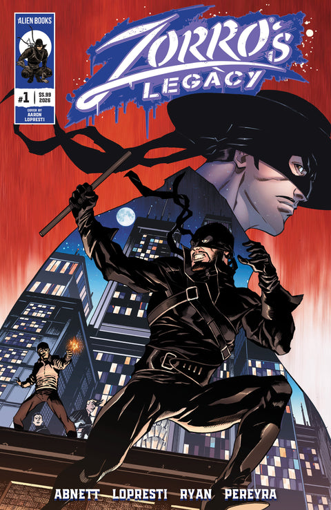 Zorro's Legacy 1 Comic Lopresti Alien Books 2026