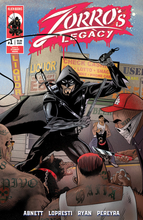 Zorro's Legacy #1 Variant D (Moore Wraparound Variant) IDW Publishing Dan Abnett Aaron Lopresti Stewart Moore