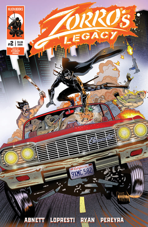 Zorro's Legacy 2 Comic Stewart Moore Variant Alien Books 2026