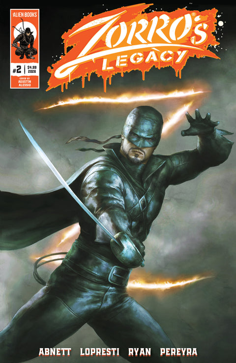 Zorro's Legacy 2 Comic Agustin Alessio RI Incentive Variant (1:10) Alien Books 2026