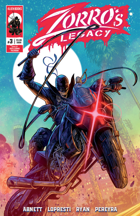Zorro's Legacy #3 Variant C (Fajardo) IDW Publishing Dan Abnett Aaron Lopresti Guillermo Fajardo