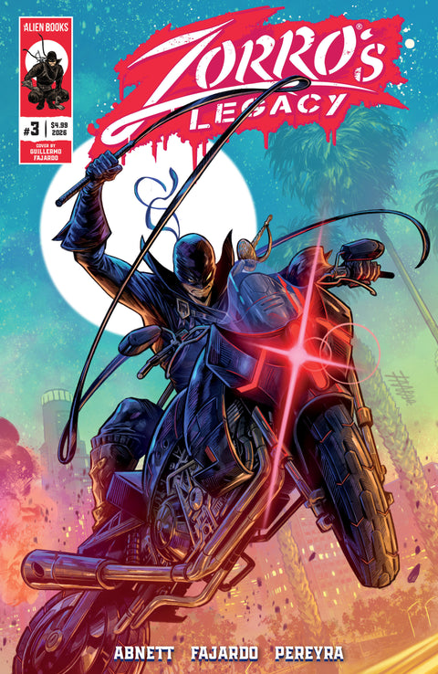 Zorro's Legacy #3 Variant C (Fajardo) IDW Publishing Dan Abnett Guillermo Fajardo Guillermo Fajardo