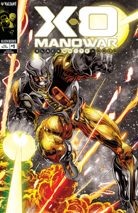 X-O Manowar Black, White & Gold #1 Variant B (Quesada Black, White & Gold Variant) IDW Publishing Various Various Joe Quesada
