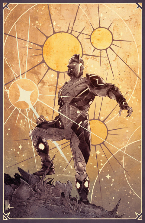 X-O Manowar: Black, White & Gold #3 Variant C (Merli Full Art) IDW Publishing Mike Baron Various Luca Merli