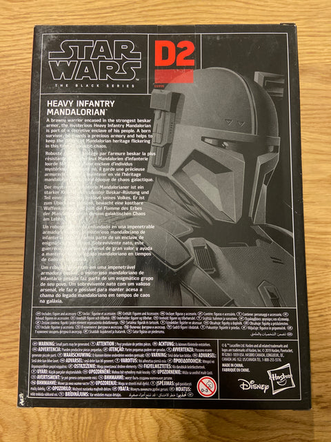 Star Wars: The Black Series - #D2 Heavy Infantry Mandalorian (2019) Disney / Hasbro 6 in
