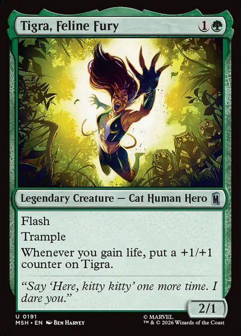 Tigra, Feline Fury (Foil)