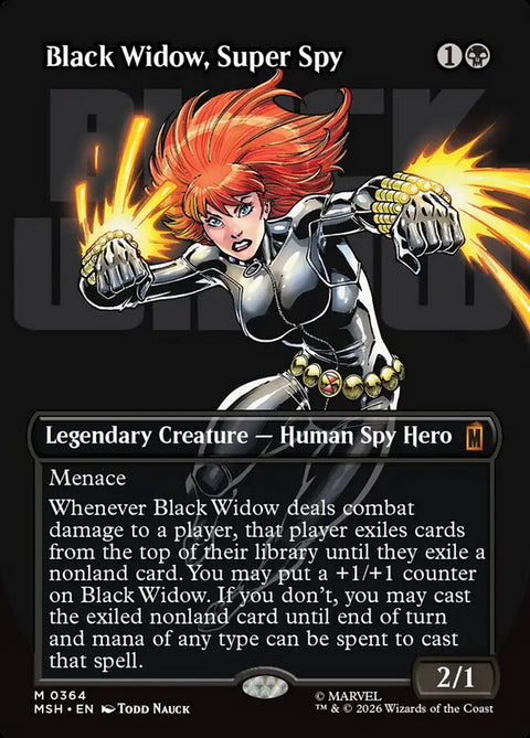 Black Widow, Super Spy (Foil)